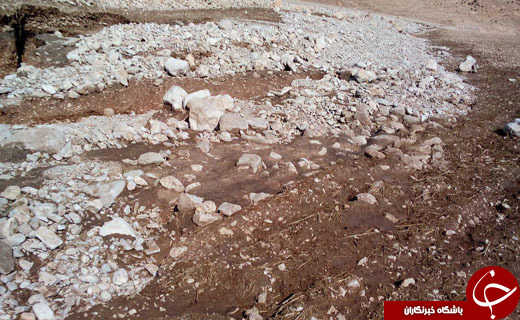 عدم پرداخت خسارت به زمین&zwnj;های کشاورزی پس از وقوع سیل + تصاویر