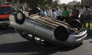 دو کشته و مجروح حاصل واژگونی خودرو در ساوه