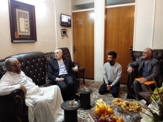 عیادت صالحی از کارگردان سریال یوسف پیامبر + تصاویر