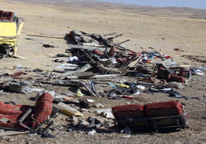 اتوبوس حامل زائران ایرانی در عراق دچار سانحه شد