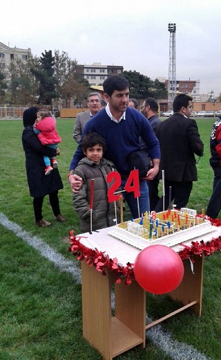 گزارش تولد هانی نوروزی در تمرین پرسپولیس+ عکس