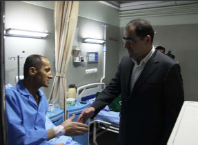 بازدید وزیر بهداشت درمان و آموزش پزشکی از خوابگاه دخترانه در حال احداث