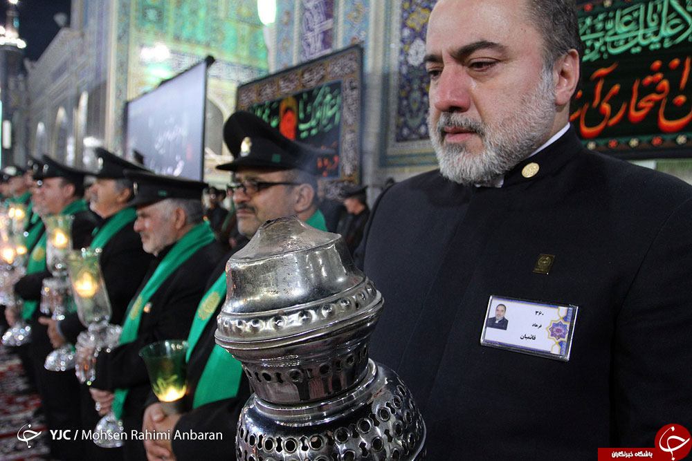 بازیگر سرشناس سینما با لباس خادمی امام رضا(ع) + تصاویر