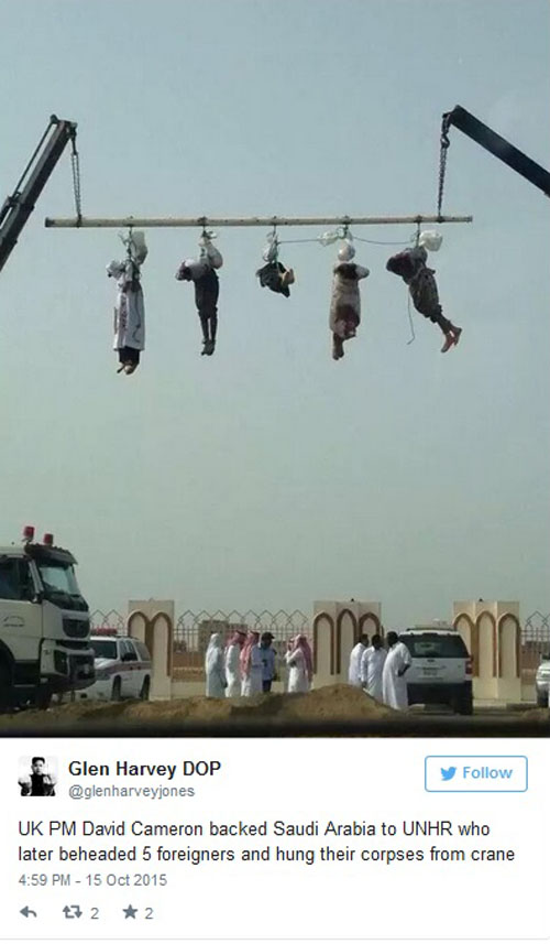 100 هزار پوند هزینه تسلیت گفتن کامرون بابت درگذشت پادشاه عربستان