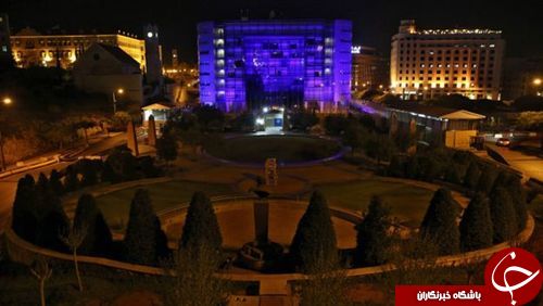 آبی شدن به مناسبت 70 مین سالگرد تاسیس سازمان ملل + تصاویر