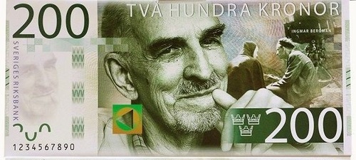 چهره فیلمساز بزرگ سوئدی روی اسکناس&zwnj; کشورش