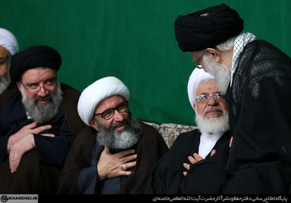 پنجمین شب مراسم عزاداری حضرت اباعبدالله الحسین(ع) با حضور رهبر انقلاب