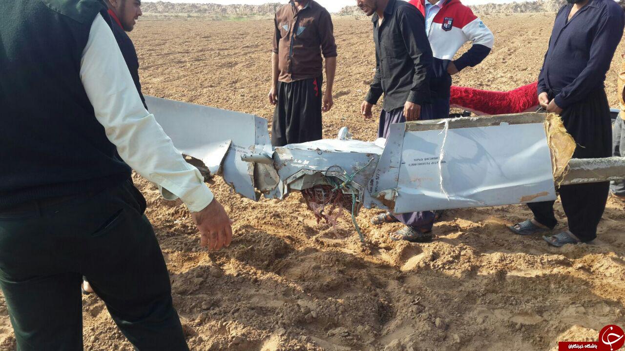 تصاویر جدید از سقوط پهپاد در شوش دانیال