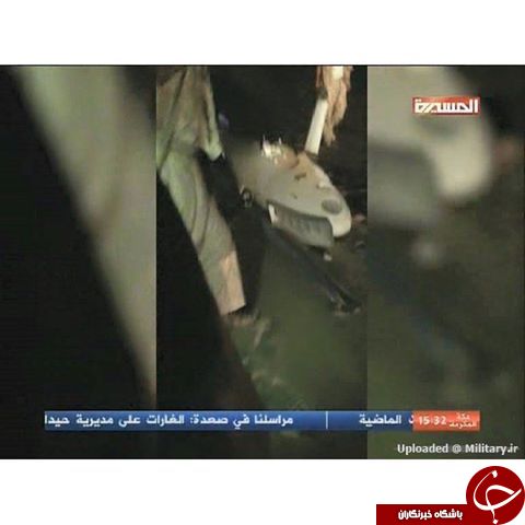 انصار الله  "بالگرد اماراتی"  را سرنگون کرد + عکس