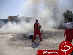مانور پدافند غیر عامل در مدارس گیلان