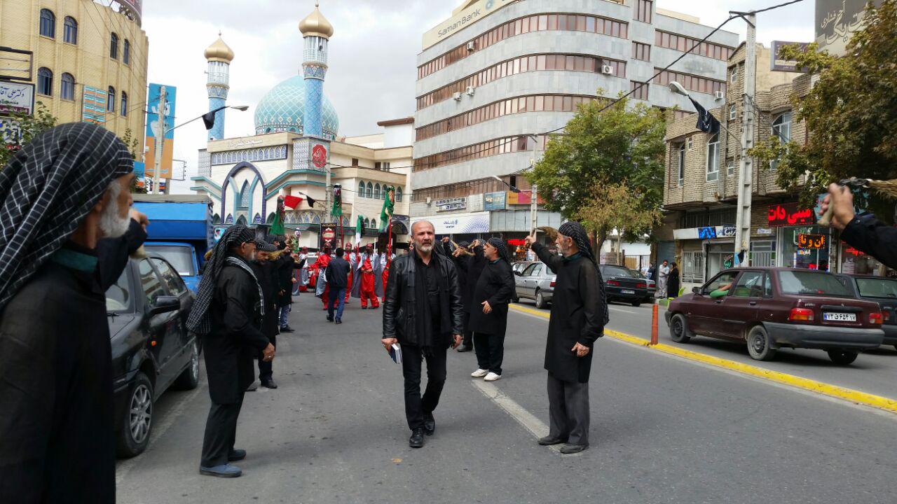 اجرای مراسم نمادین سومین روز شهادت سالار شهیدان+تصاویر