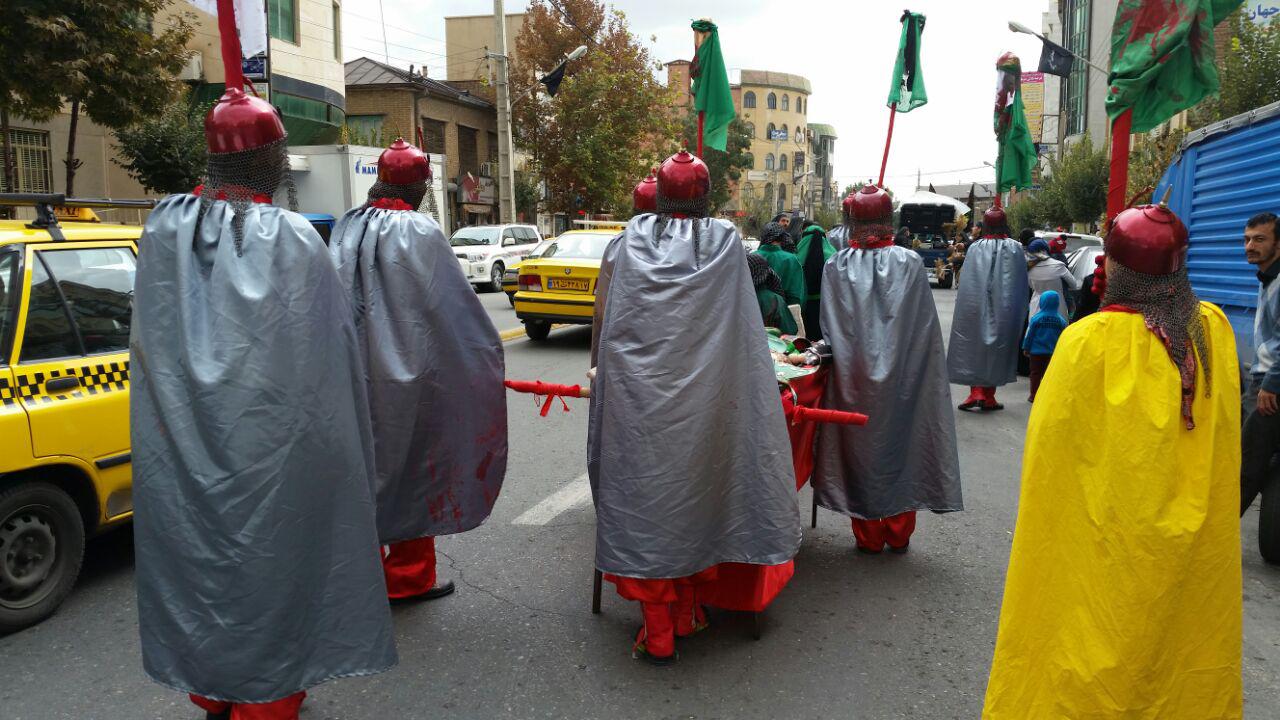 اجرای مراسم نمادین سومین روز شهادت سالار شهیدان+تصاویر