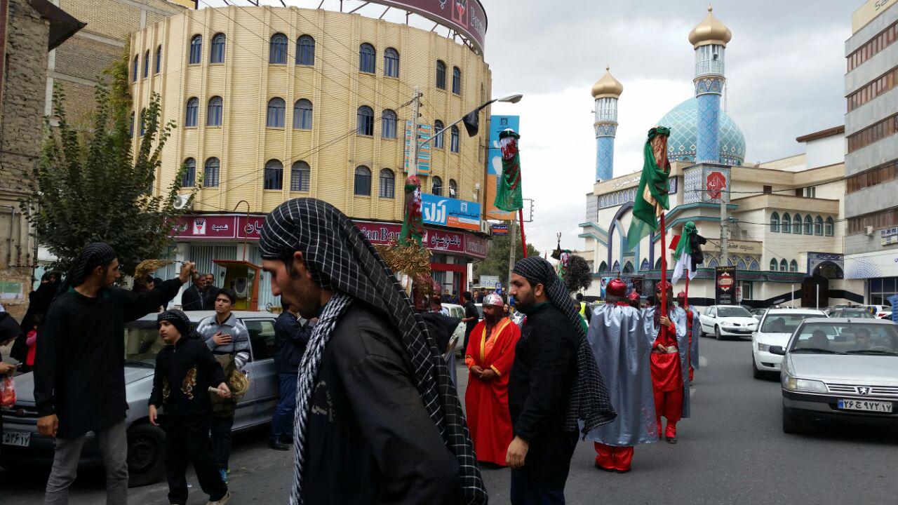 اجرای مراسم نمادین سومین روز شهادت سالار شهیدان+تصاویر