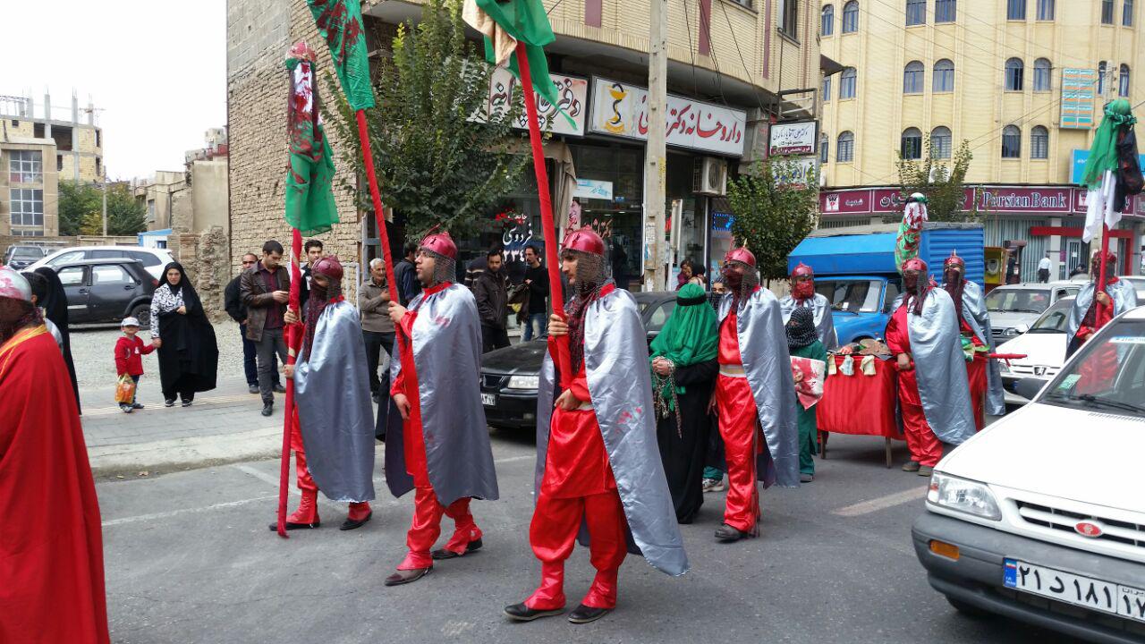 اجرای مراسم نمادین سومین روز شهادت سالار شهیدان+تصاویر