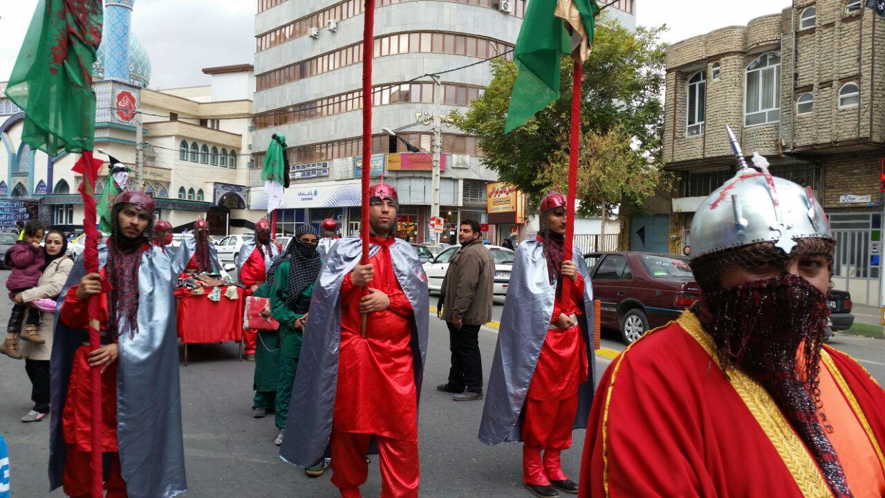 اجرای مراسم نمادین سومین روز شهادت سالار شهیدان+تصاویر