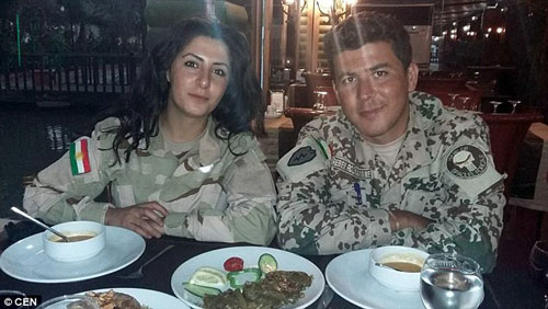 بانوی دانمارکی از ادامه جنگ علیه داعش بازماند+ تصاویر