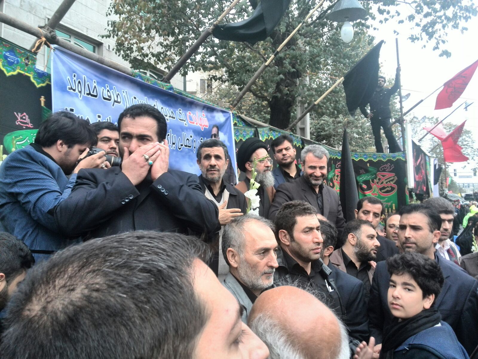 مراسم تشییع پیکر شهیدان 