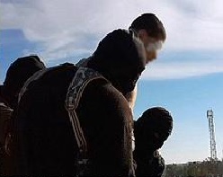 اقدام وحشیانه داعش در پرت کردن دو مرد سوری از بالای ساختمان + تصاویر