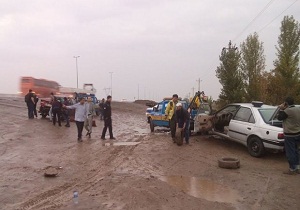 بازگشایی راه شش روستای الموت