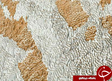 اثری متفاوت با استفاده از سیگار + عکس