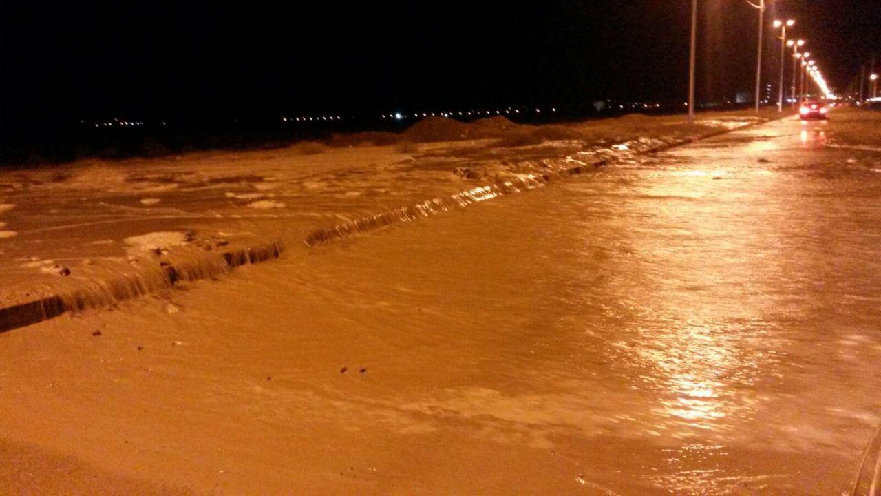 سیل در شهر پردیسان قم