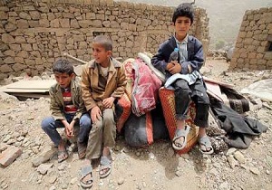 بروز مشکلات شدید برای دانش آموزان فقیر یمن در پی ادامه حملات سعودی ها