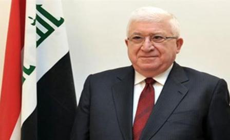 رییس جمهوری عراق وارد تهران شد