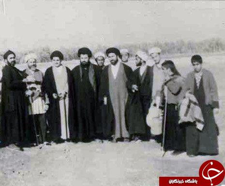 تصاویری ازعلمای دین در پیاده روی کربلا