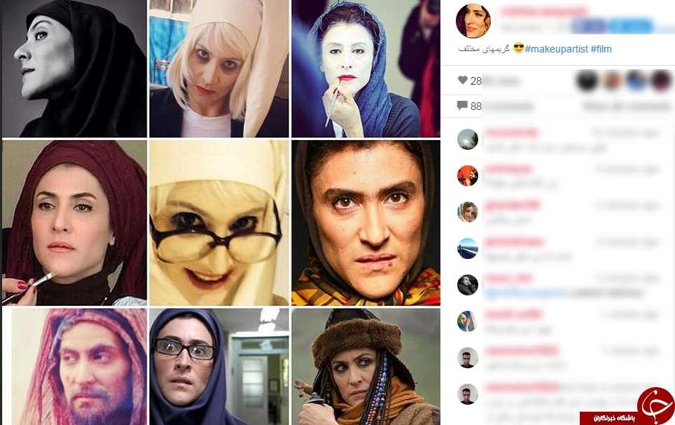 بازبگر مجموعه امام علی ع در گریم های مختلف + اینستاپست