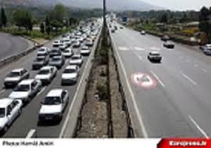 ترافیک نیمه سنگین و محدودیت ترافیکی در محورهای قزوین