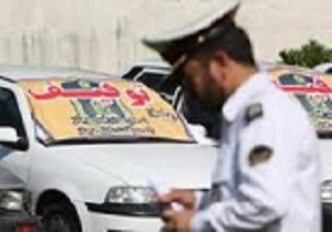 توقیف سواری بنز با سرعت 185 کیلومتر بر ساعت در قزوین
