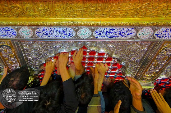 خیل عظیم زائران اربعین حسینی در بارگاه مطهر علوی + تصاویر