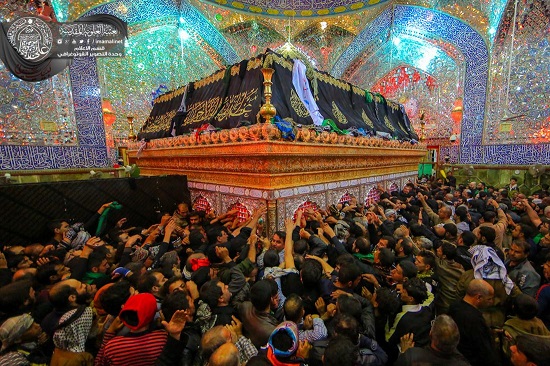 خیل عظیم زائران اربعین حسینی در بارگاه مطهر علوی + تصاویر