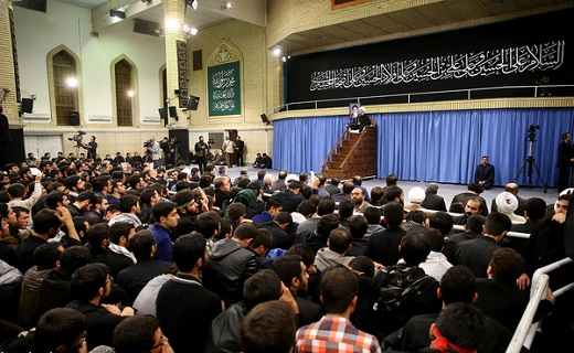مراسم عزاداری اربعین حسینی(ع) در حضور رهبر معظم انقلاب برگزار شد
