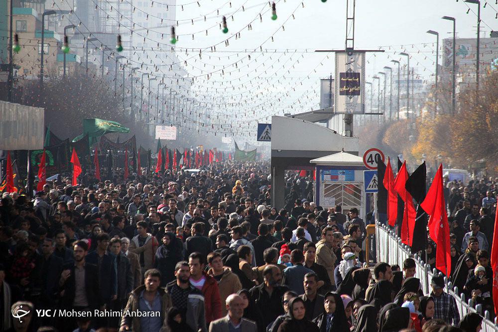 عزاداری اربعین حسینی در مشهد + تصاویر
