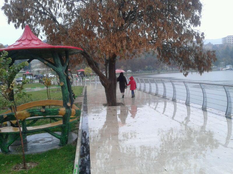 تصاویری از بارش باران در لرستان