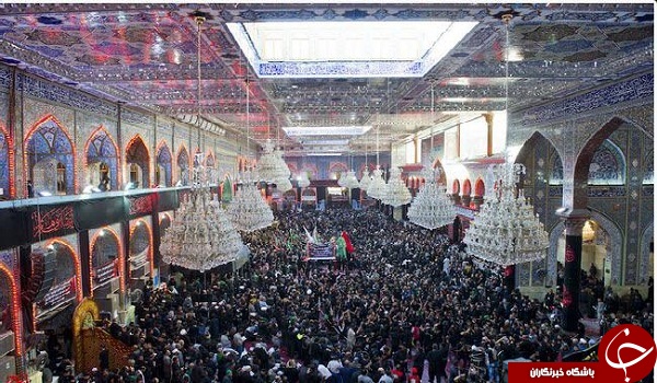 مراسم عزاداری زائران حسینی در اربعین +تصاویر