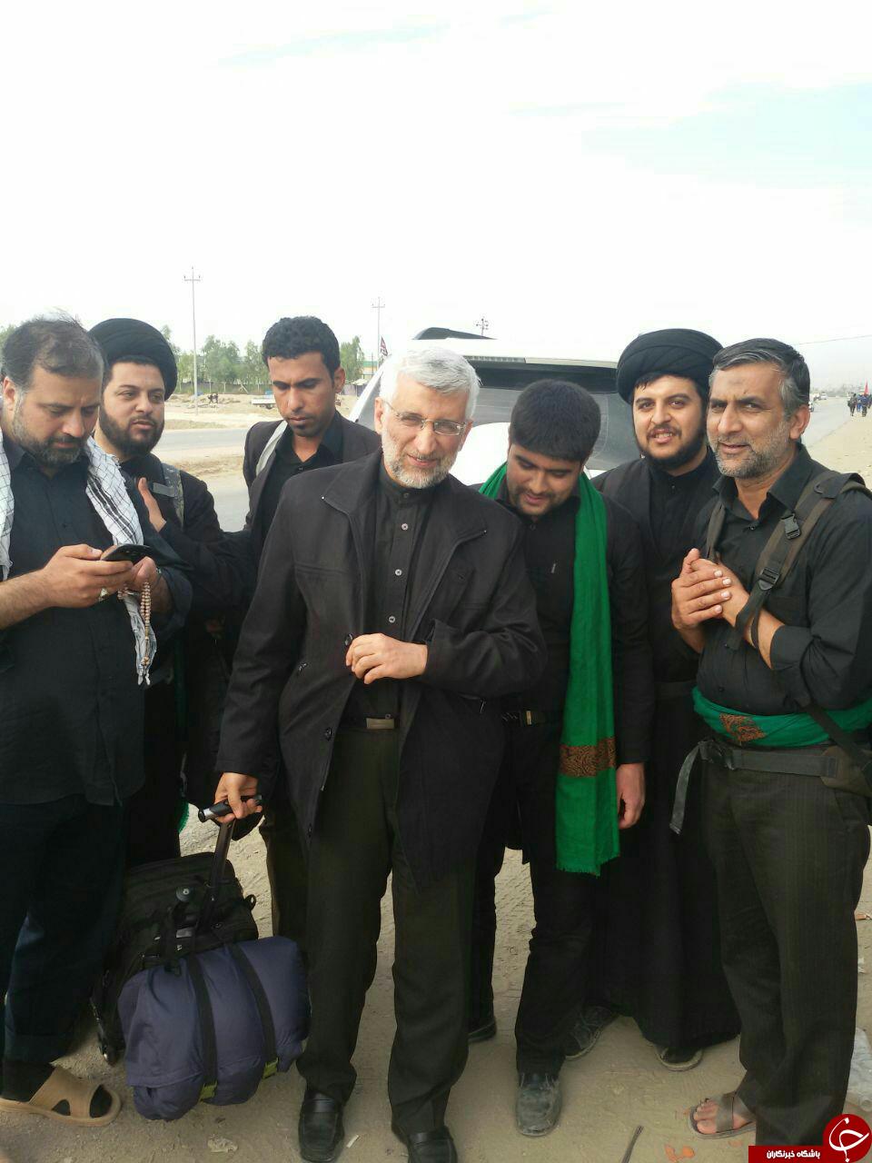 حضور جلیلی در راهپیمایی اربعین حسینی + عکس