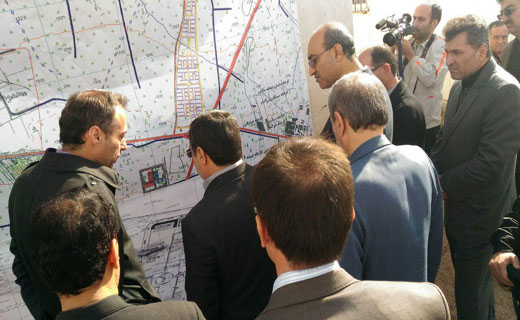 بازدید استاندار قزوین از تصفیه خانه فاضلاب شهر محمو آباد نمونه+تصاویر