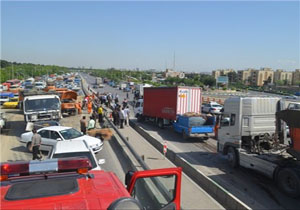 درگذشت مامور انتظامی سانحه تصادف در کمربندی نجف آباد