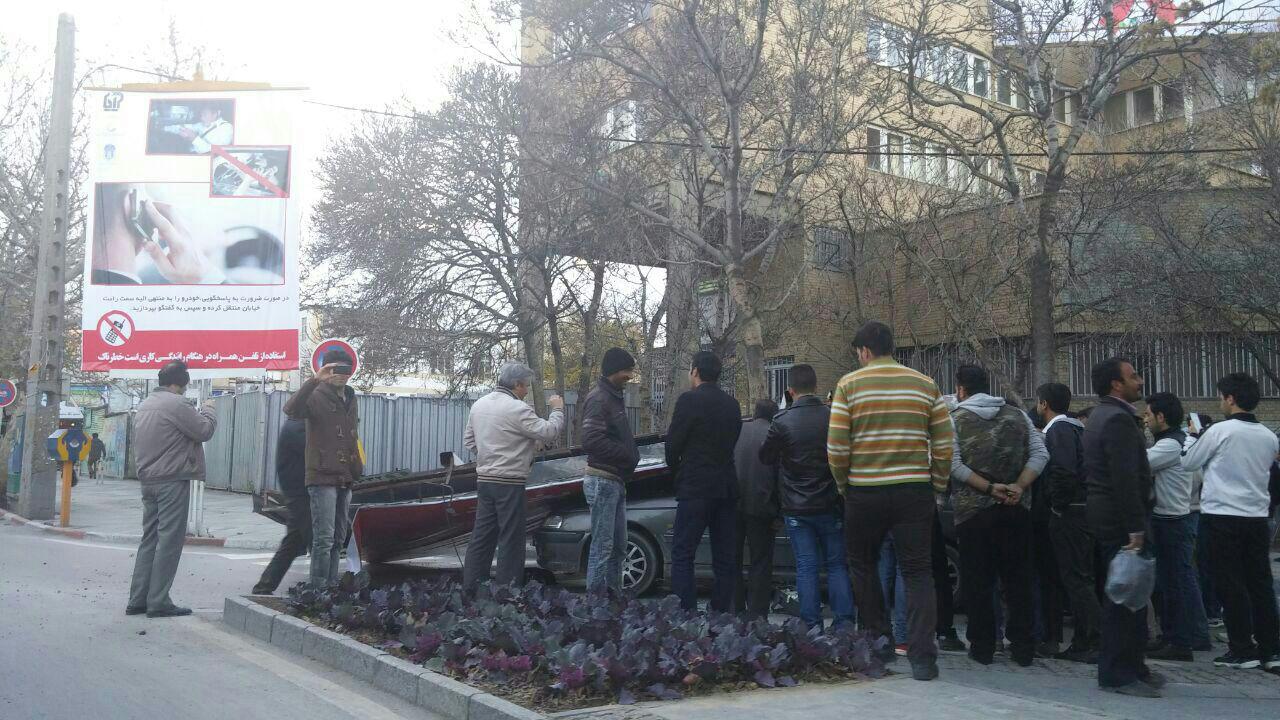 وزش باد در همدان + تصاویر