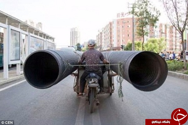 موتورسواران چینی روی دست ایرانی ها بلند شدند +تصاویر