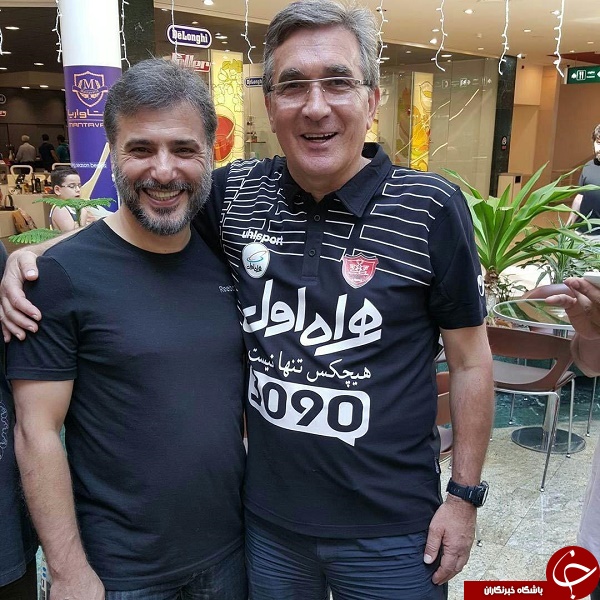 عکس یادگاری برانکو ایوانکوویچ با آقای بازیگر!+ عکس