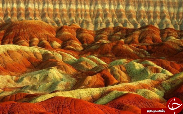 آلاداغ لارزیباترین کوه های رنگی درتبریز+تصاویر