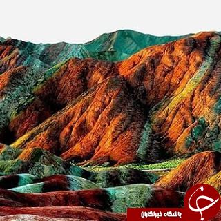 آلاداغ لارزیباترین کوه های رنگی درتبریز+تصاویر