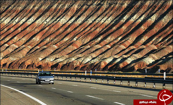 آلاداغ لارزیباترین کوه های رنگی درتبریز+تصاویر