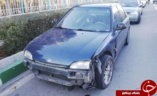 پرایدی که با دیدن هوندا چپ کرد + تصاویر