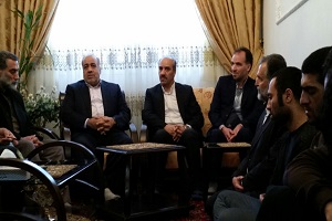 رییس فدراسیون دوچرخه سواری در منزل مرحوم نوروزیان