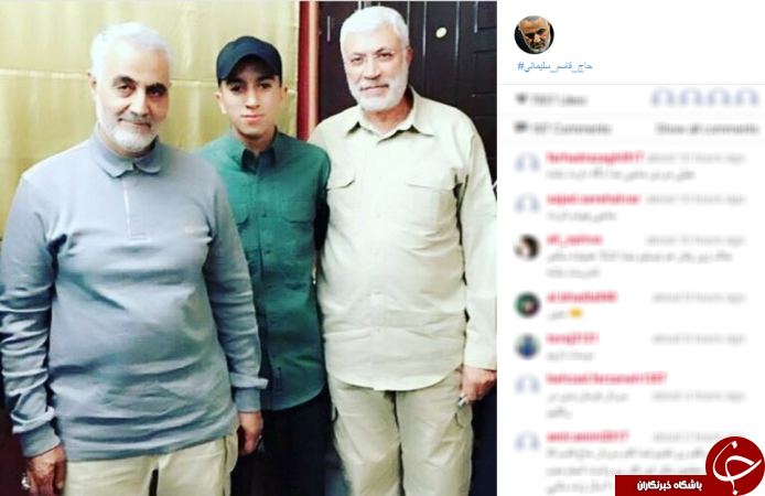 جدیدترین عکس سردار سلیمانی در عراق