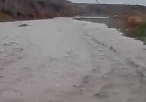پر آب شدن روخانه پس از سال ها + فیلم